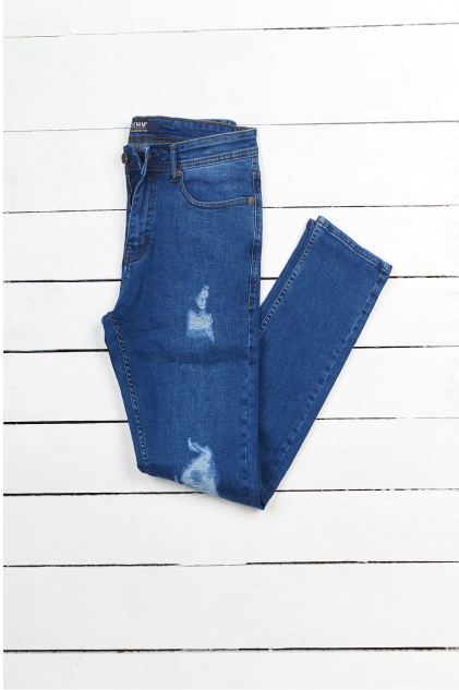 DH-440 Skinny slim fit jeans ripped